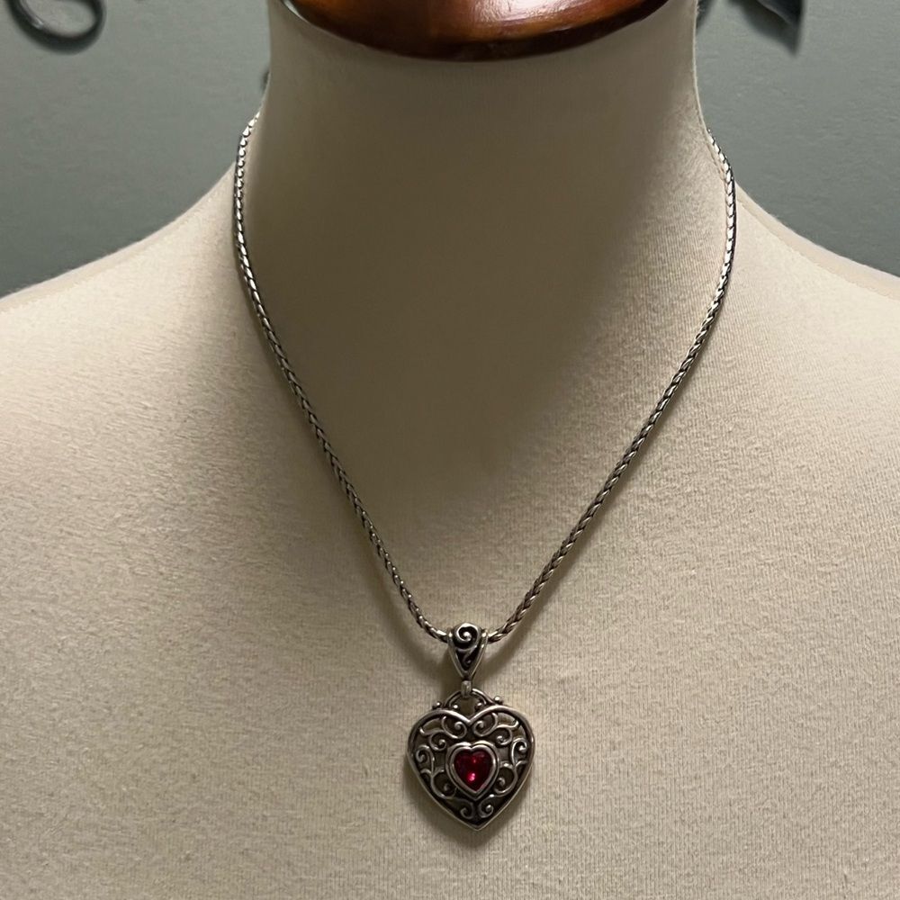 Brighton Go Red for Women Heart February Red Dress Necklace #BJNK
